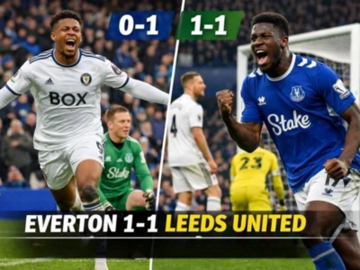 Hasil Pertandingan Everton vs Leeds United